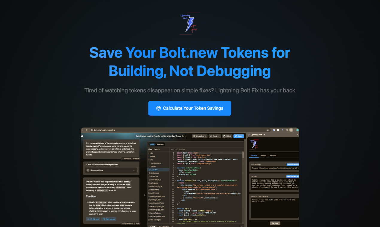 Lightning Bolt Fix Chrome Extension gallery image