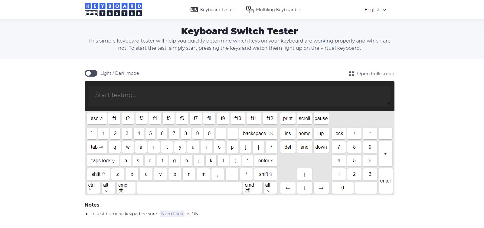 Keyboard Tester gallery image