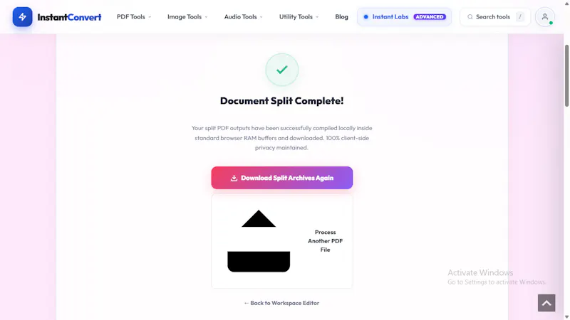 Split PDFs Pages screenshot 3
