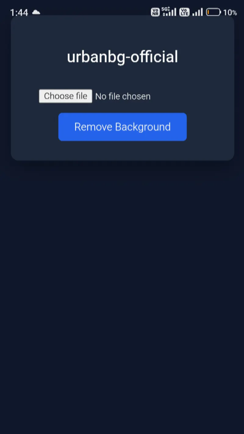 UrbanBG AI - Background Remover screenshot 1
