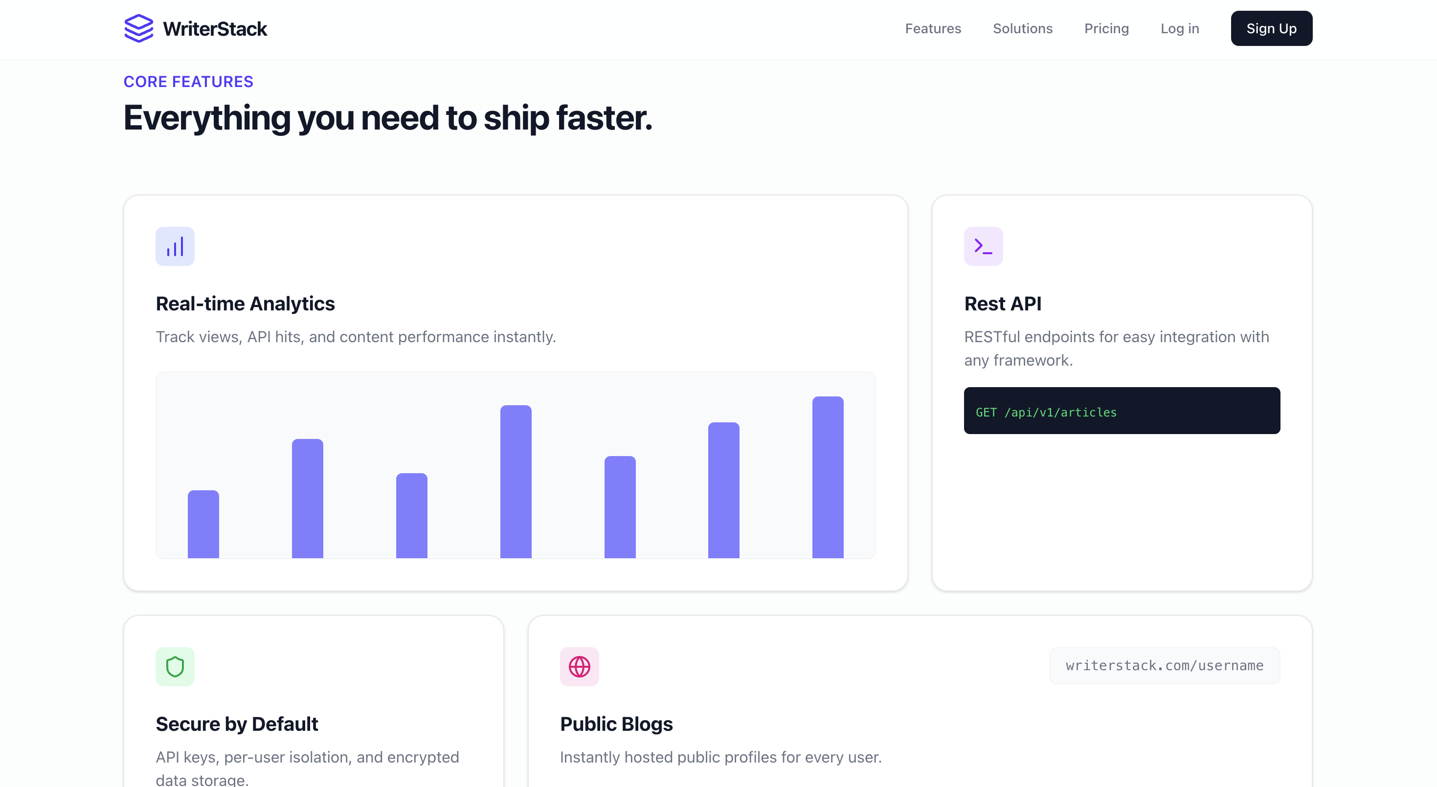 WriterStack - Main product screenshot demonstrating key features and user interface