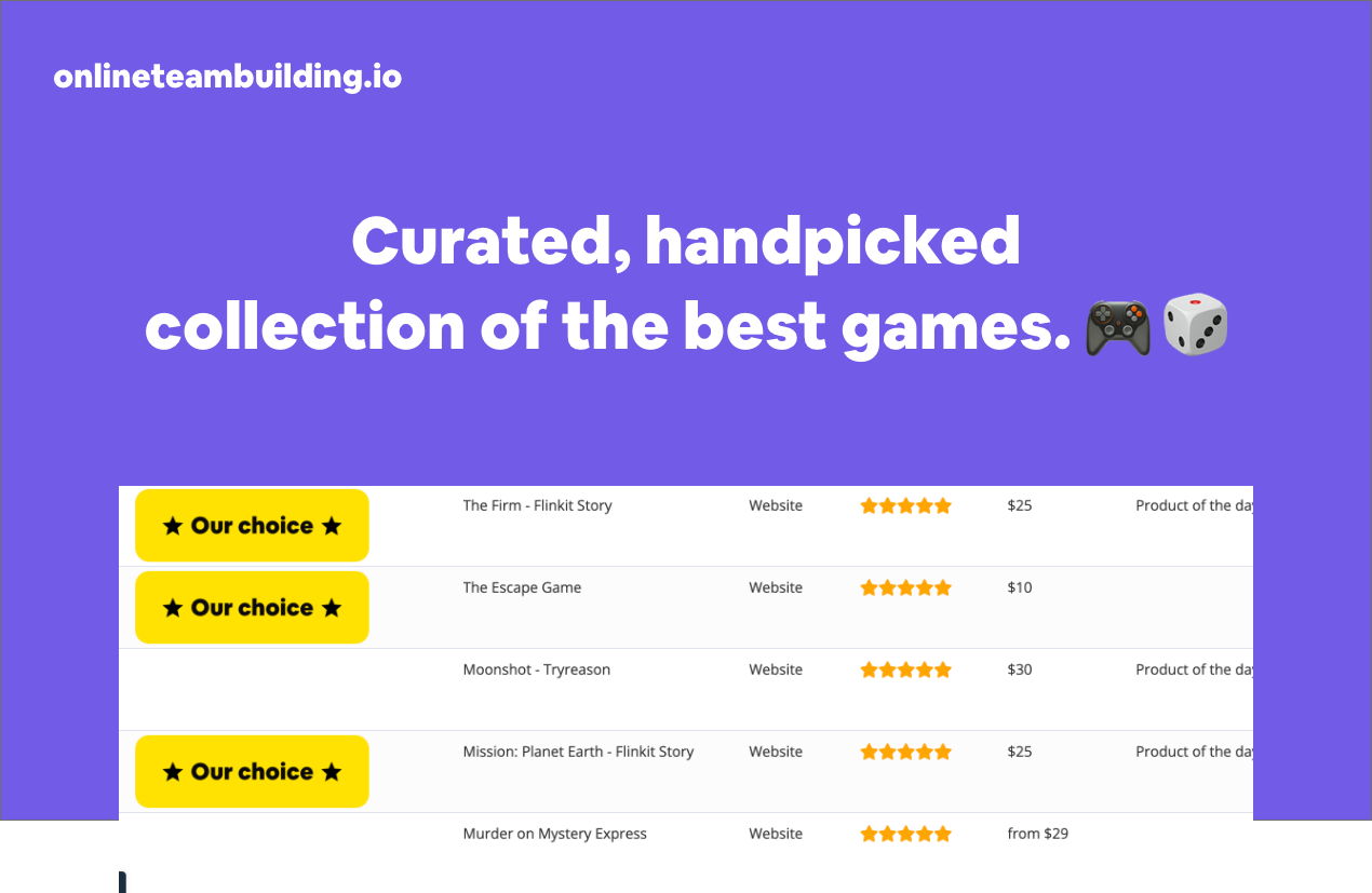 Best online teambuilding solutions gallery image