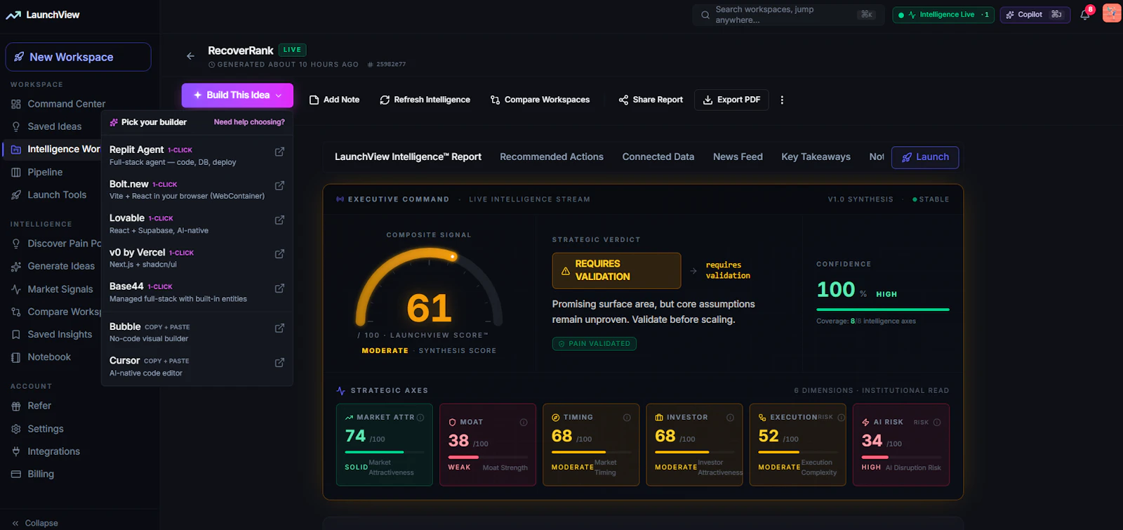 LaunchView  screenshot 2