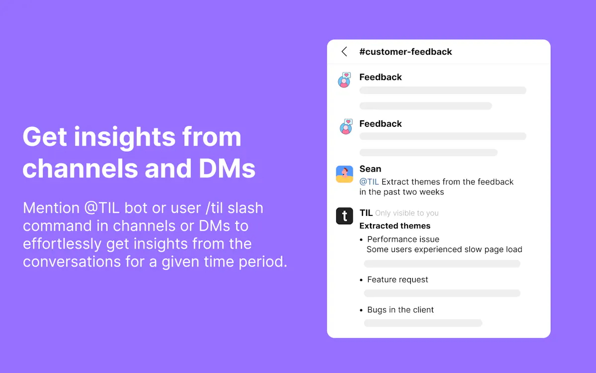 TIL bot for Slack