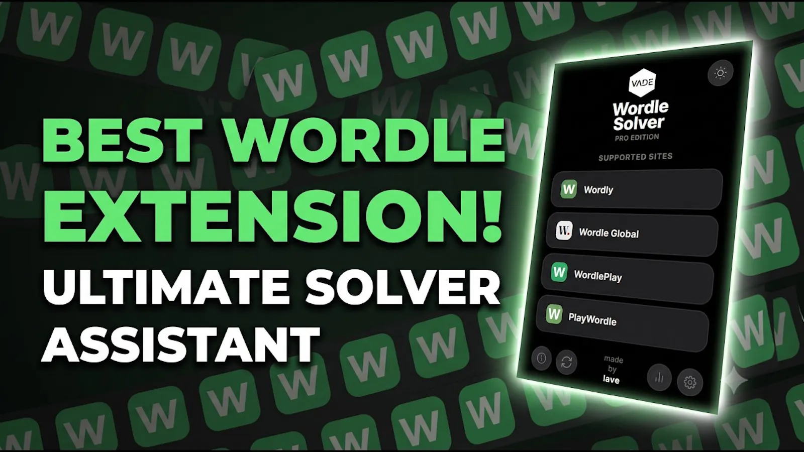 Best Extenion for Wordles! screenshot 1 (video preview)