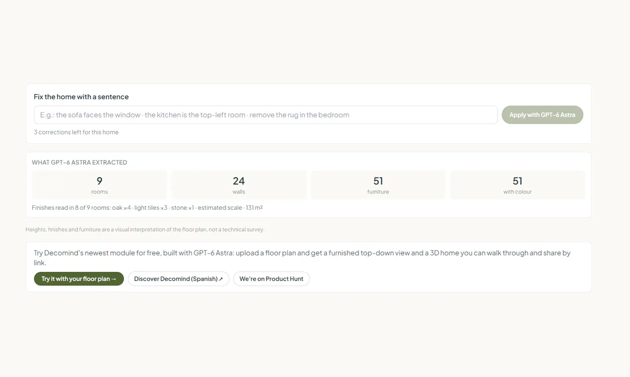 Decomind — AI for real-state agents gallery image