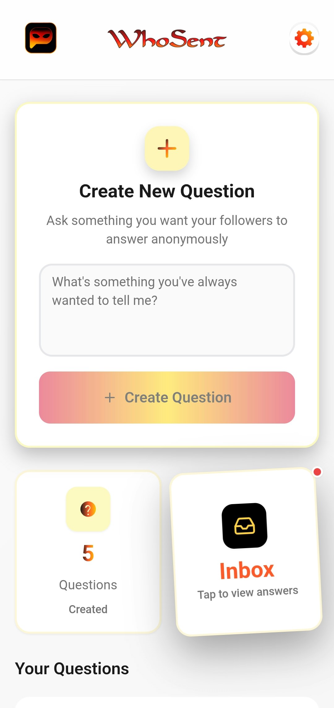 WhoSent screenshot 1