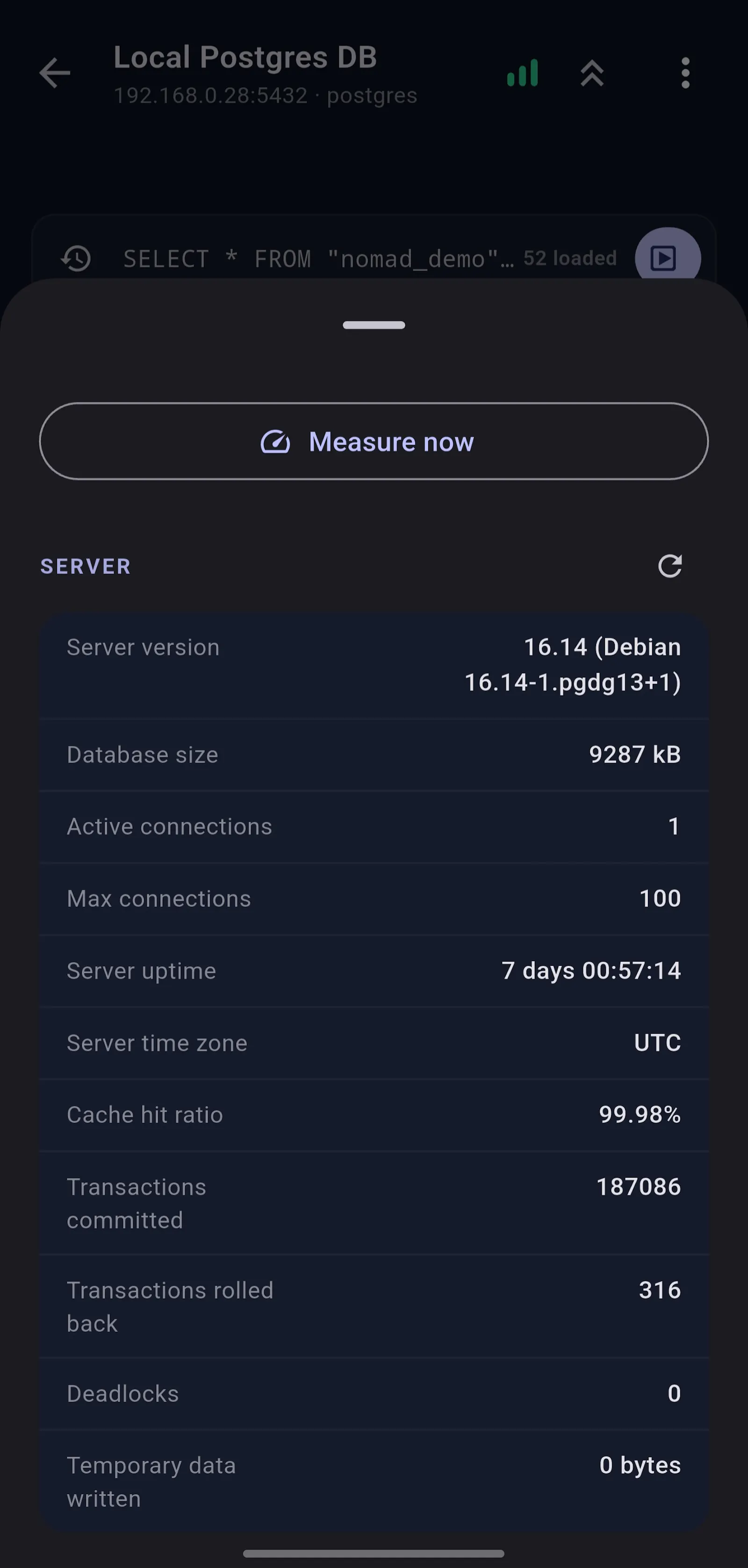 Nomad DB screenshot 4