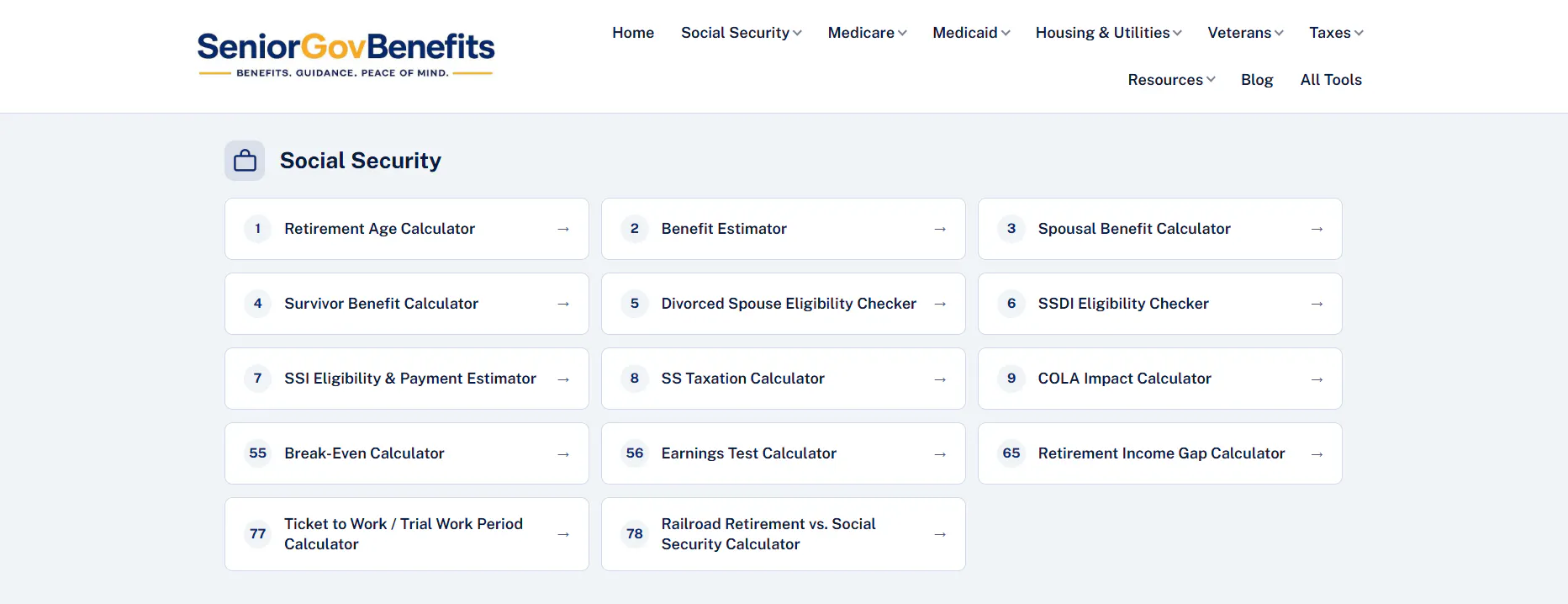 SeniorGovBenefits.com gallery image
