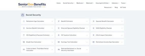 SeniorGovBenefits.com gallery image