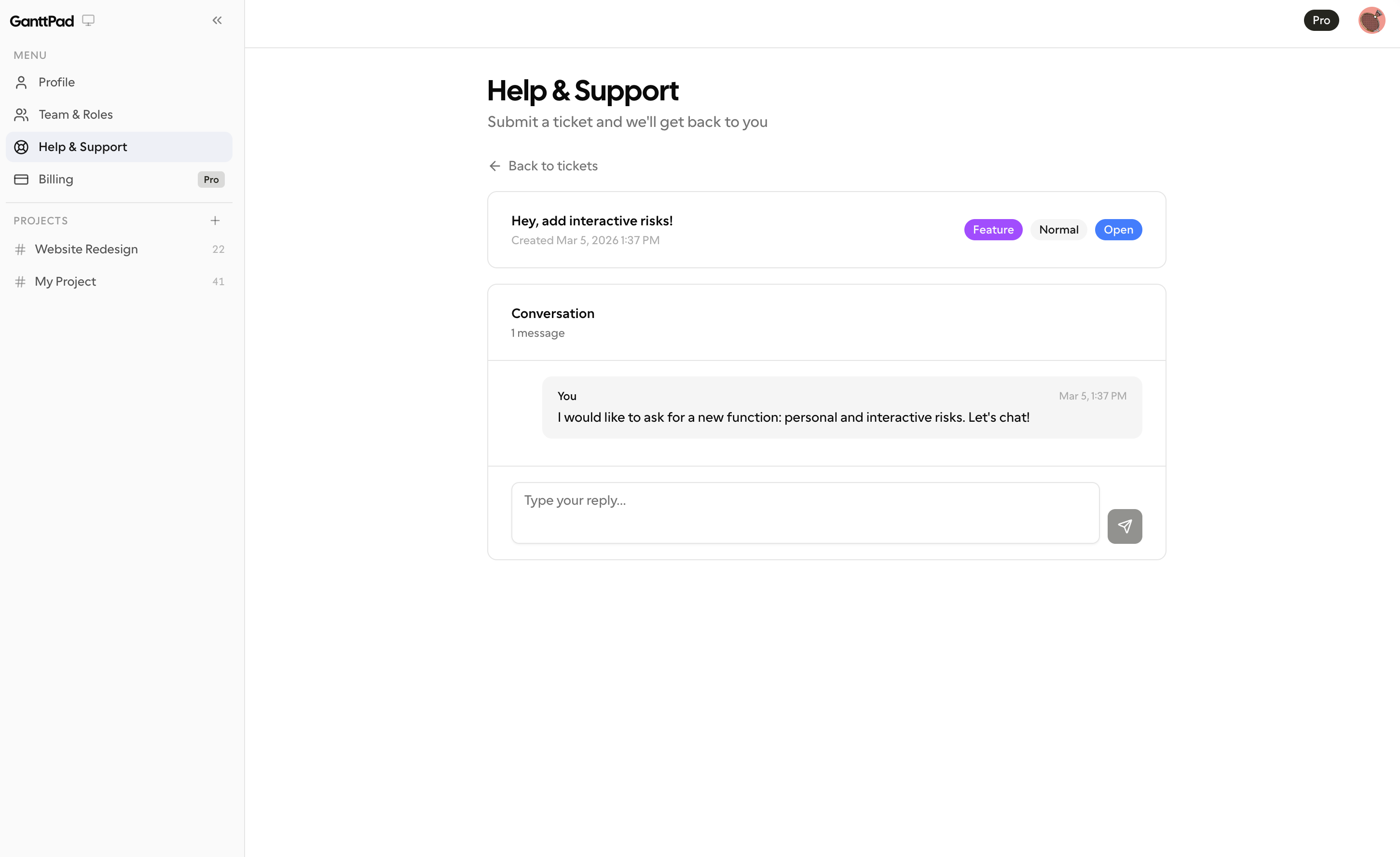GanttPad - Screenshot 3 showing product features and functionality
