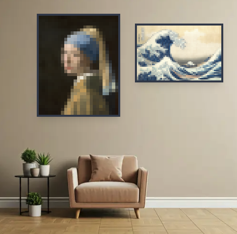 Opere d'arte pixelate - Convertire qualsiasi immagine in arte pixel media 1