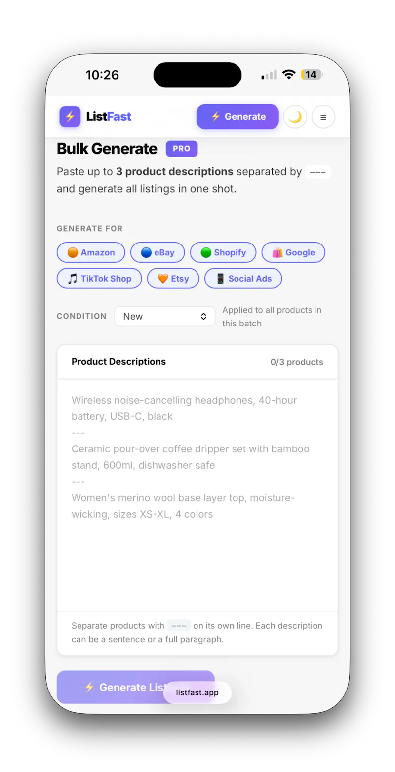 ListFast screenshot 5