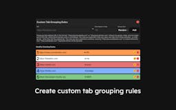 Tabius 2 - Auto Tab Grouping Extension media 3
