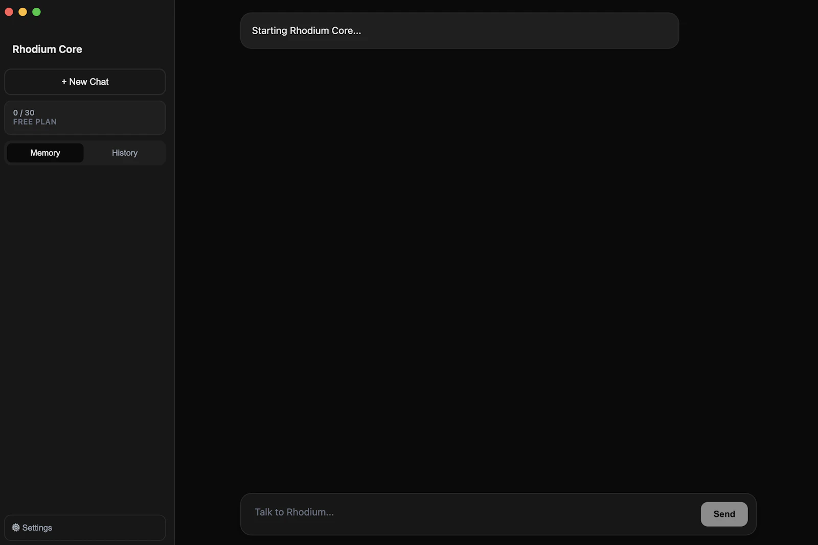 Rhodium Core screenshot 1