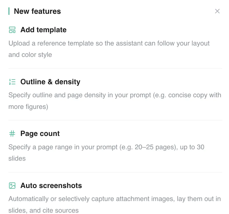 Noah AI Slides Feature screenshot 1