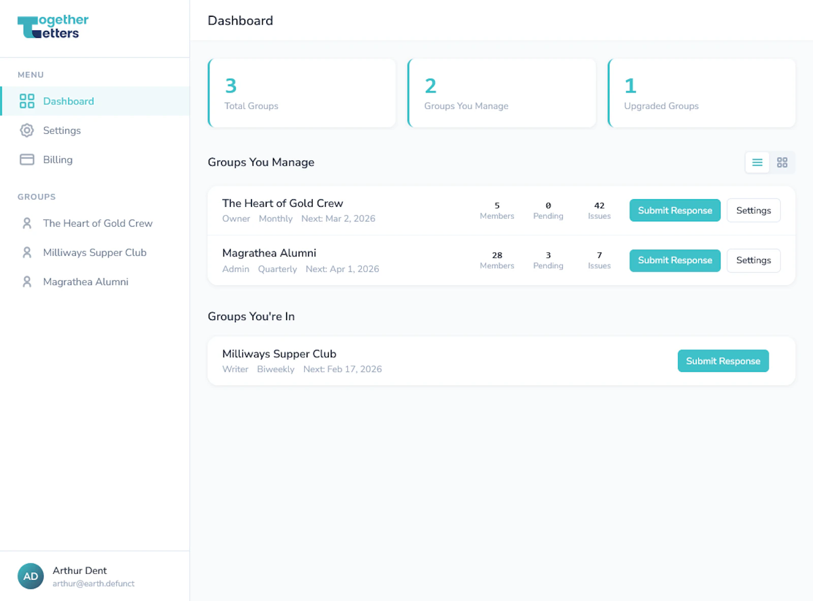 TogetherLetters screenshot 2