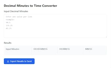 TimeToDecimal gallery image