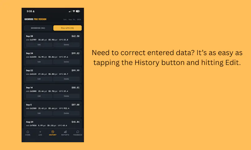 Gigwork Tracker  screenshot 10