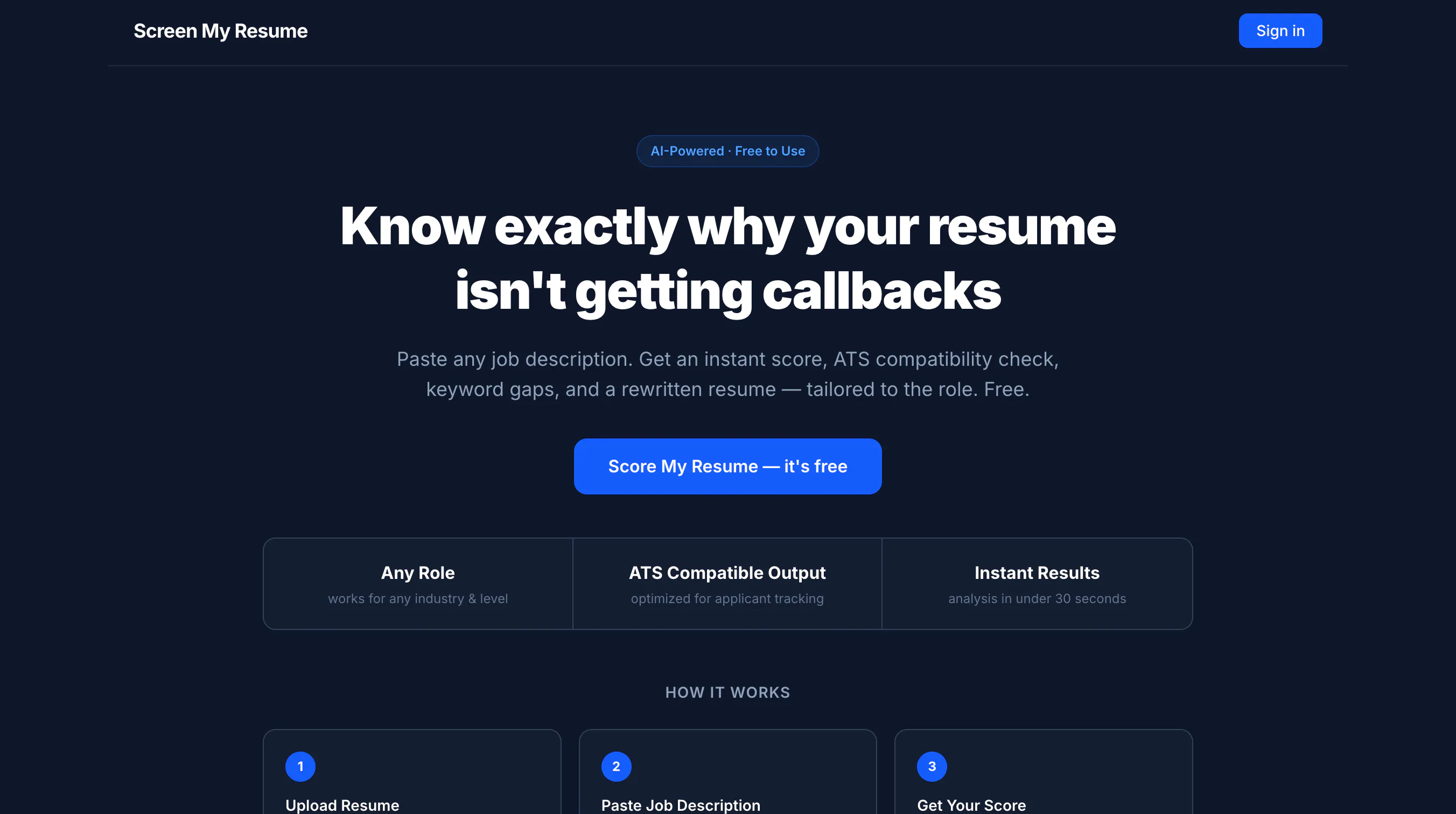 Screen My Resume gallery image