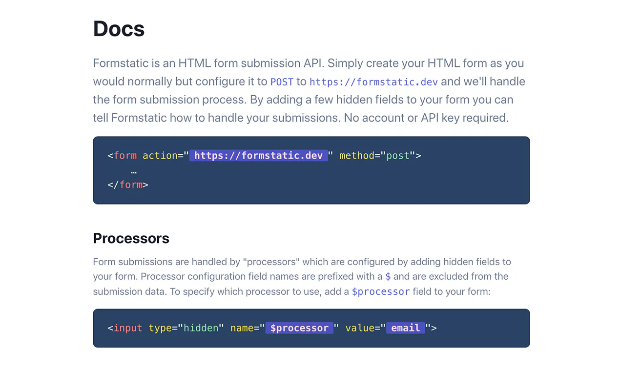 Formstatic - pick.tools - Pick smarter, build faster.