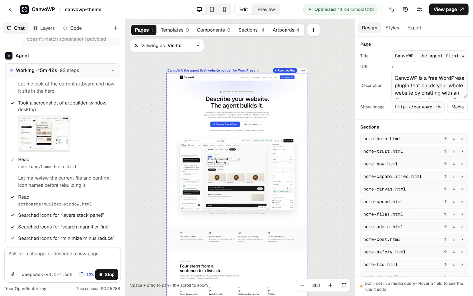 CanvoWP screenshot 2