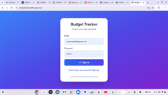 Budget Tracker - Product Hunt launch logo and brand identity