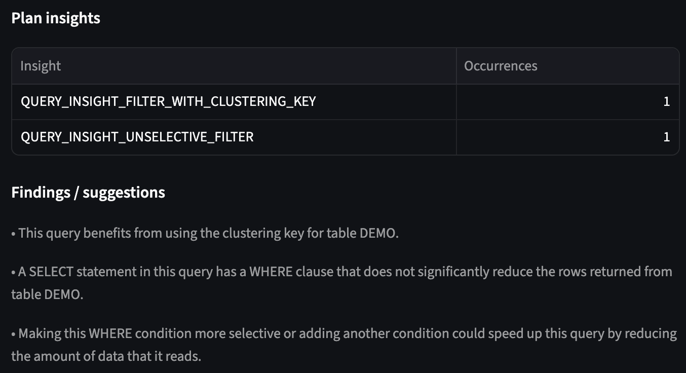 Free Snowflake Observability Tool - Screenshot 3 showing product features and functionality