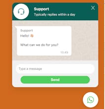 React WhatsApp Widget gallery image