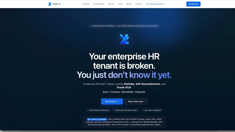 Yoetz - Enterprise tenant intelligence screenshot 1 (video preview)