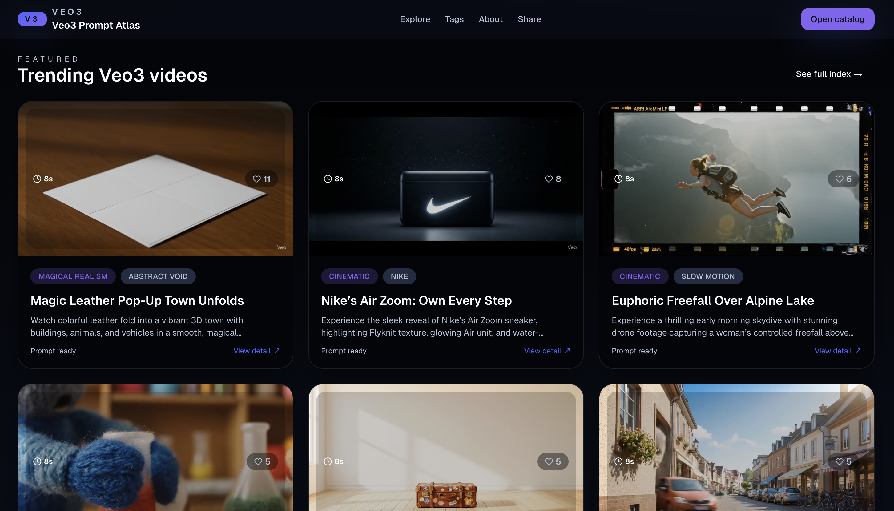 Veo3 Prompt Atlas gallery image
