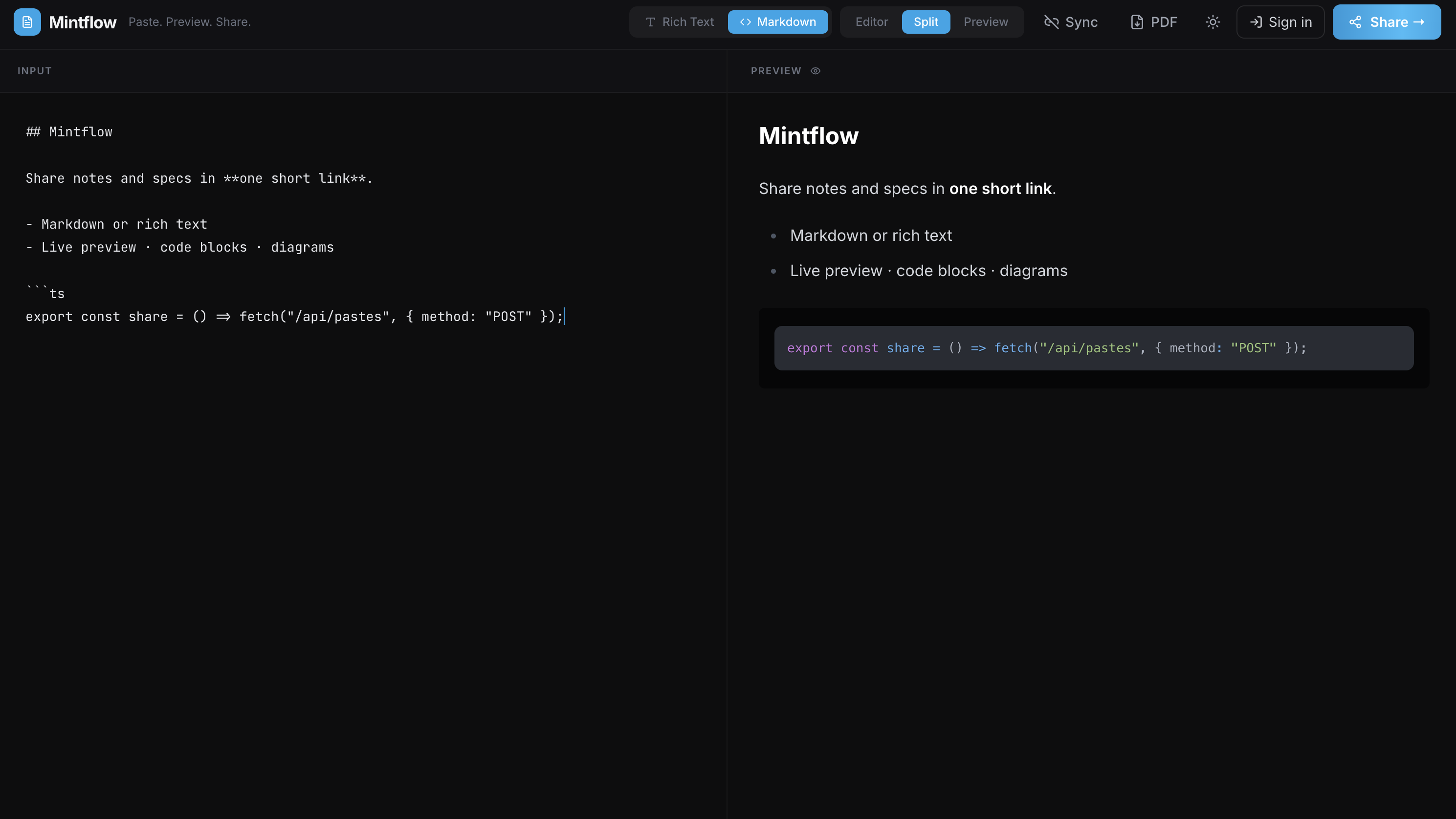 Mintflow gallery image