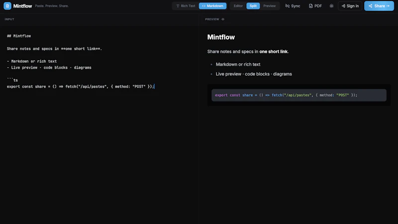 Mintflow screenshot 3