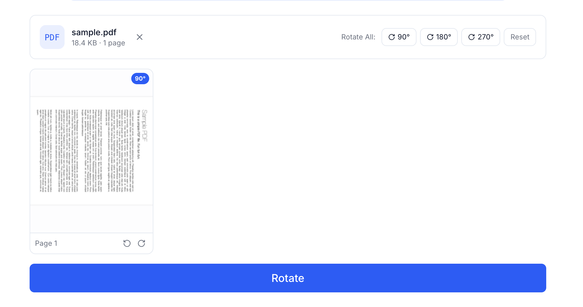 PDFChop - Main product screenshot demonstrating key features and user interface