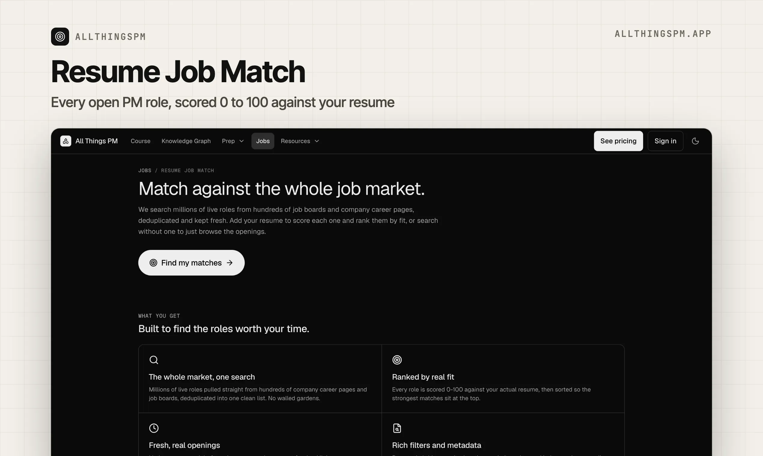 Resume Job Match by AllthingsPM gallery image