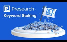 Presearch - Keyword Staking media 1