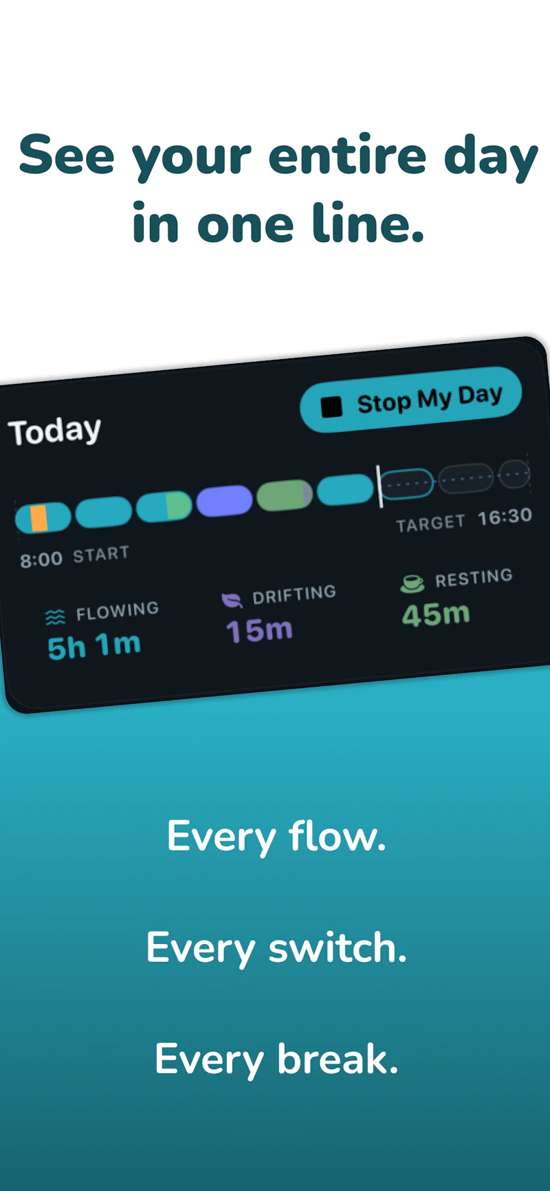 Flows · Time Tracker screenshot 2