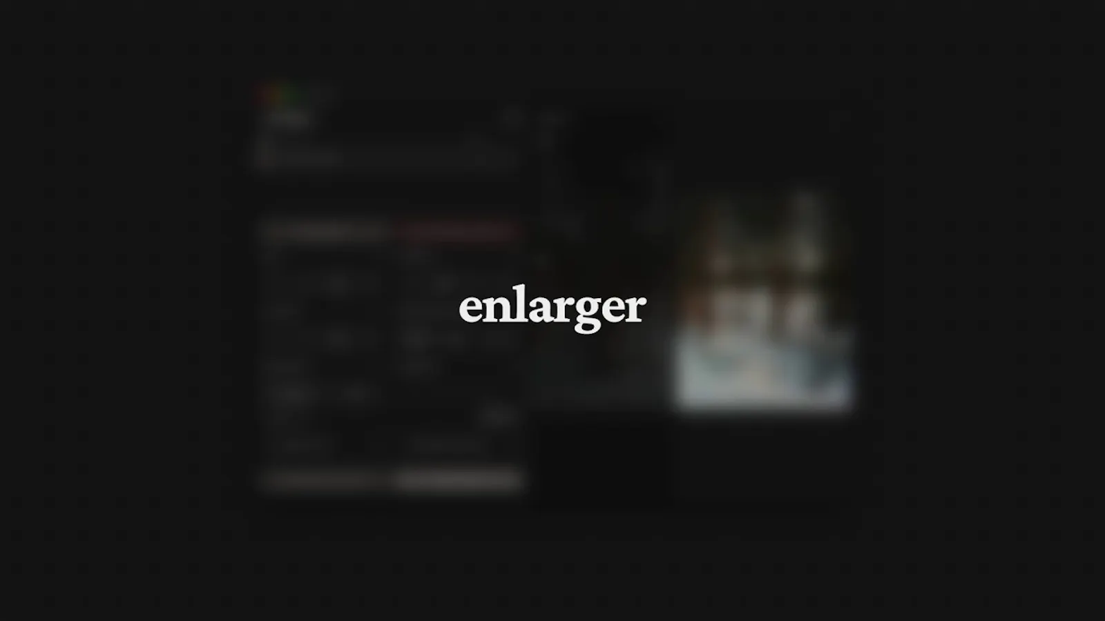 Enlarger screenshot 1 (video preview)