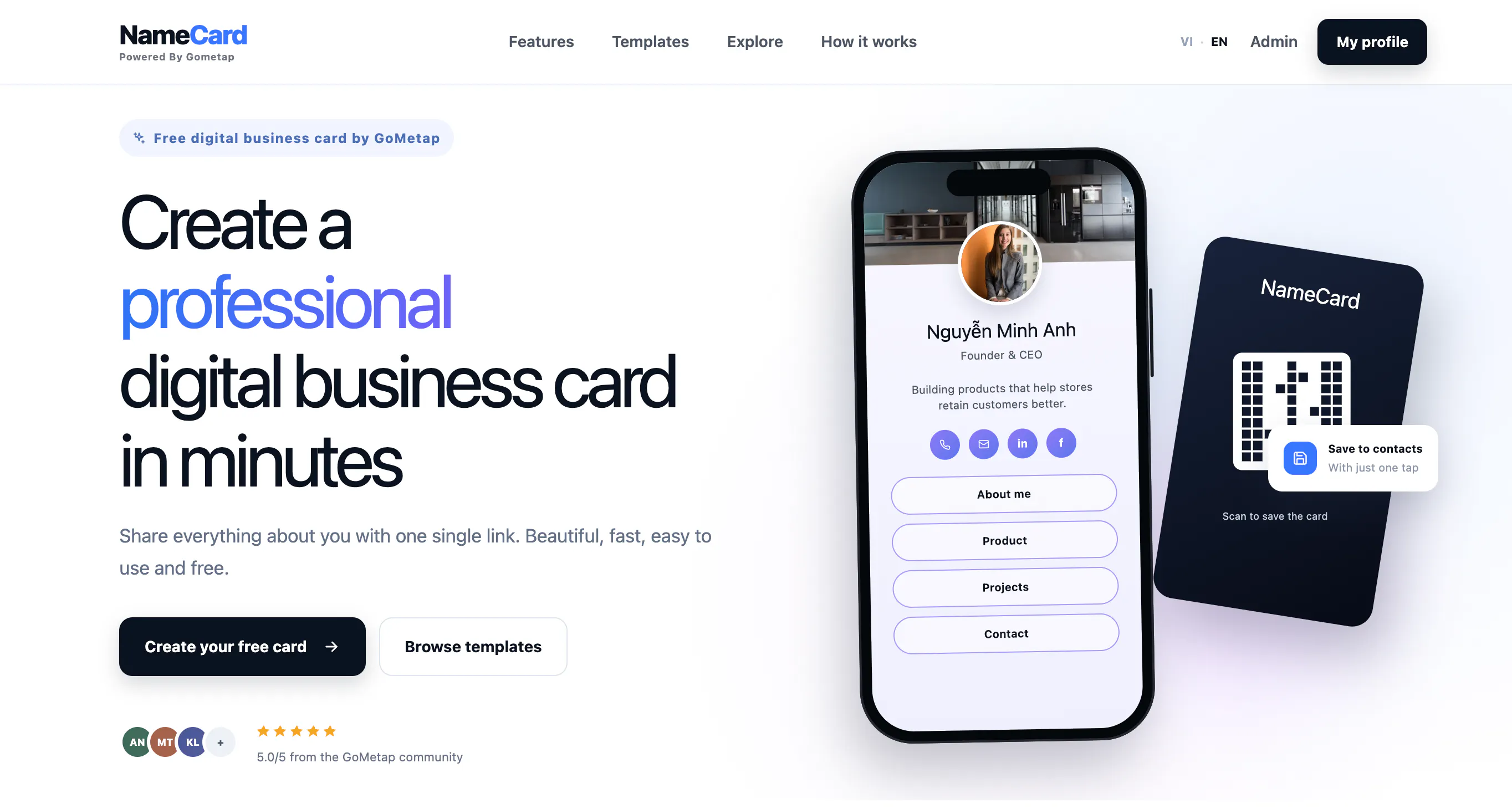 NameCard gallery image