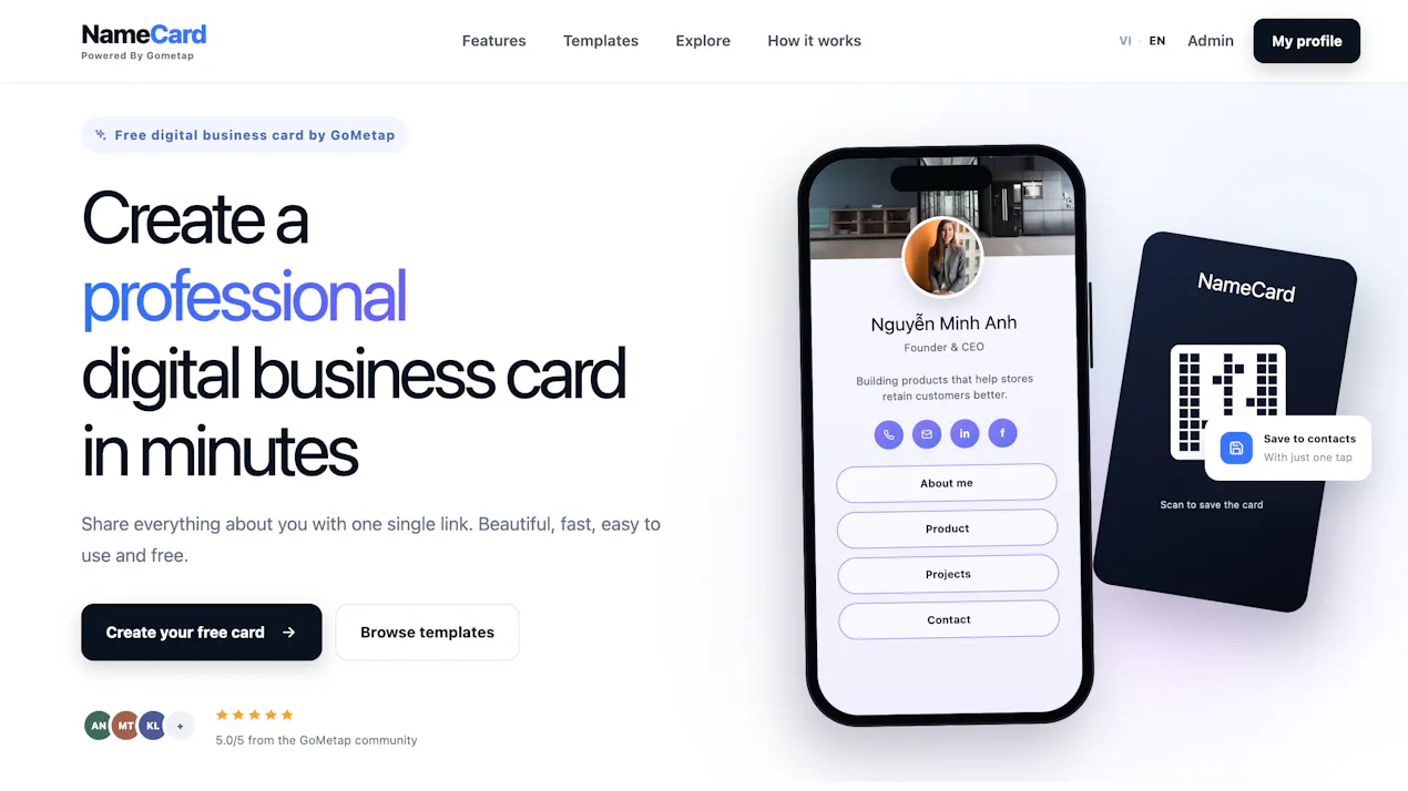 NameCard product