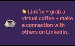 👋 Link'in - LinkedIn Coffee Chats media 1