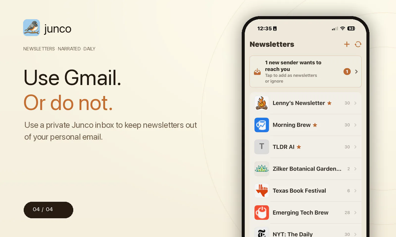 Junco screenshot 6