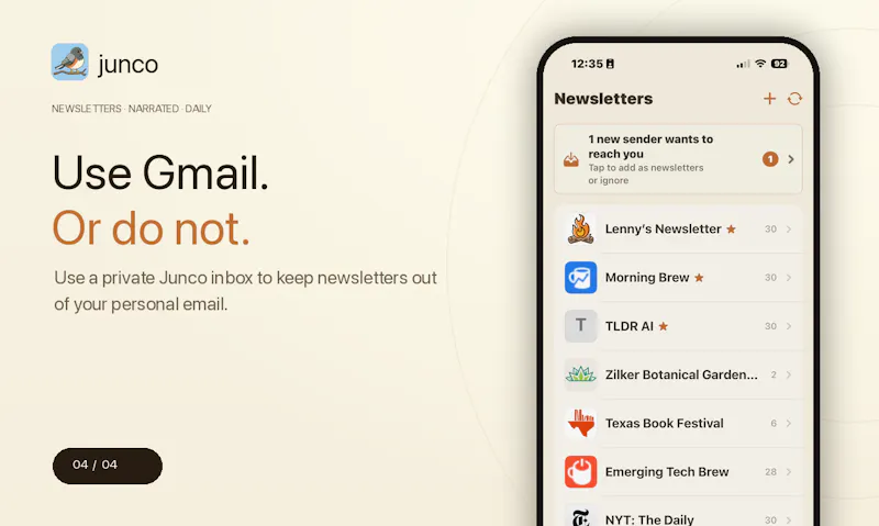 Junco screenshot 6