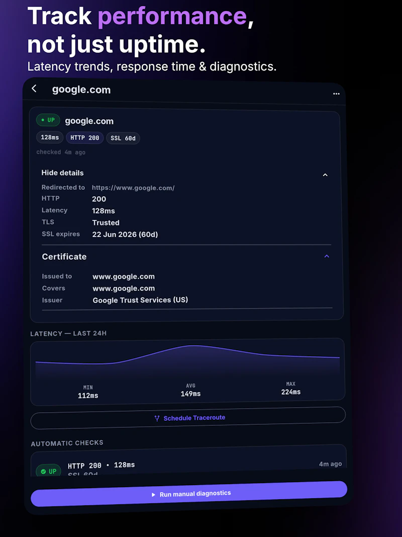 Domain Monitor by SamTech screenshot 2
