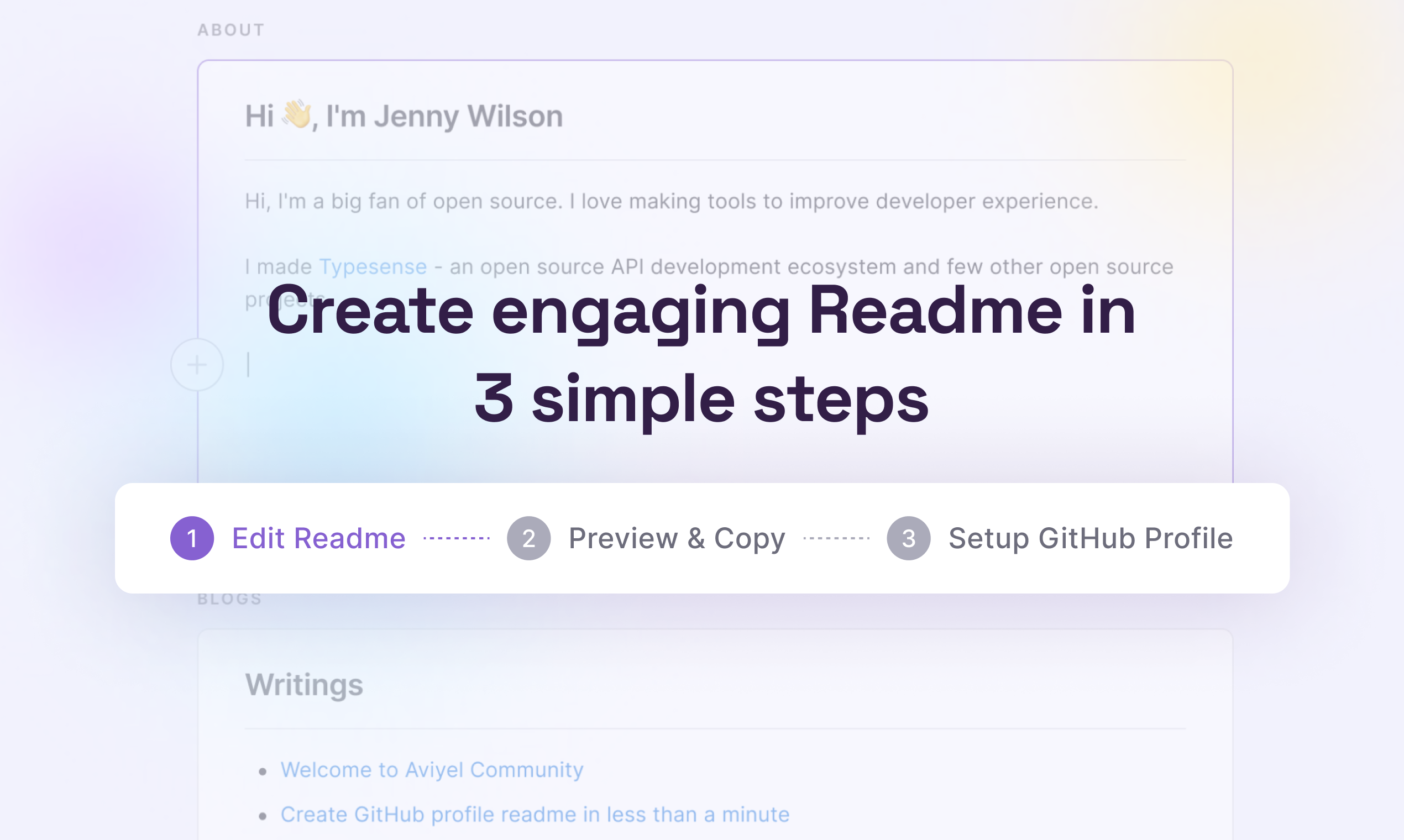 Aviyel Readme Generator media 1