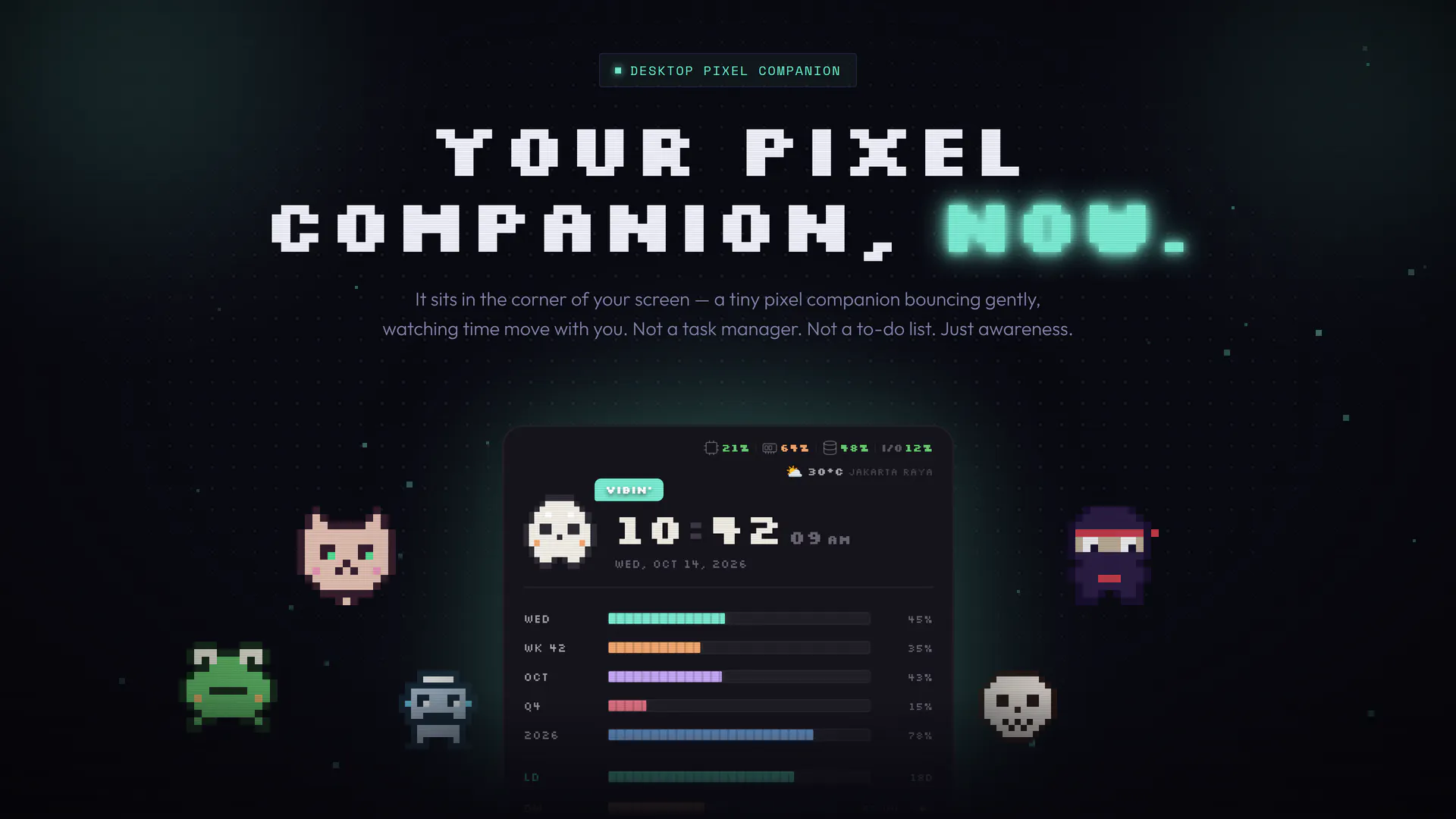 Now - Your Desktop Pixel Companion gallery image