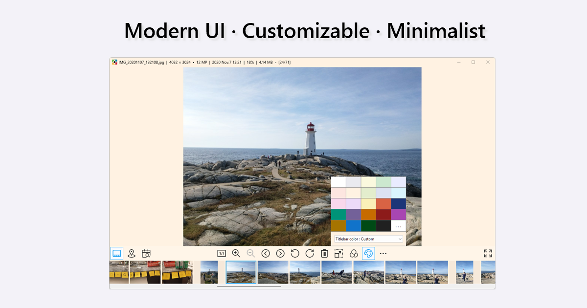 Phoxosee - Windows için hızlı, minimal ve ücretsiz - resim görüntüleyici yanıyor medya 2