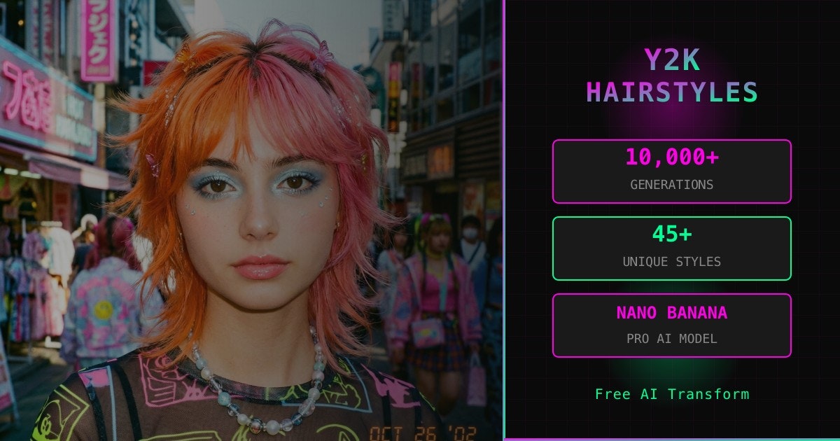 Y2K Hairstyle Generator gallery image