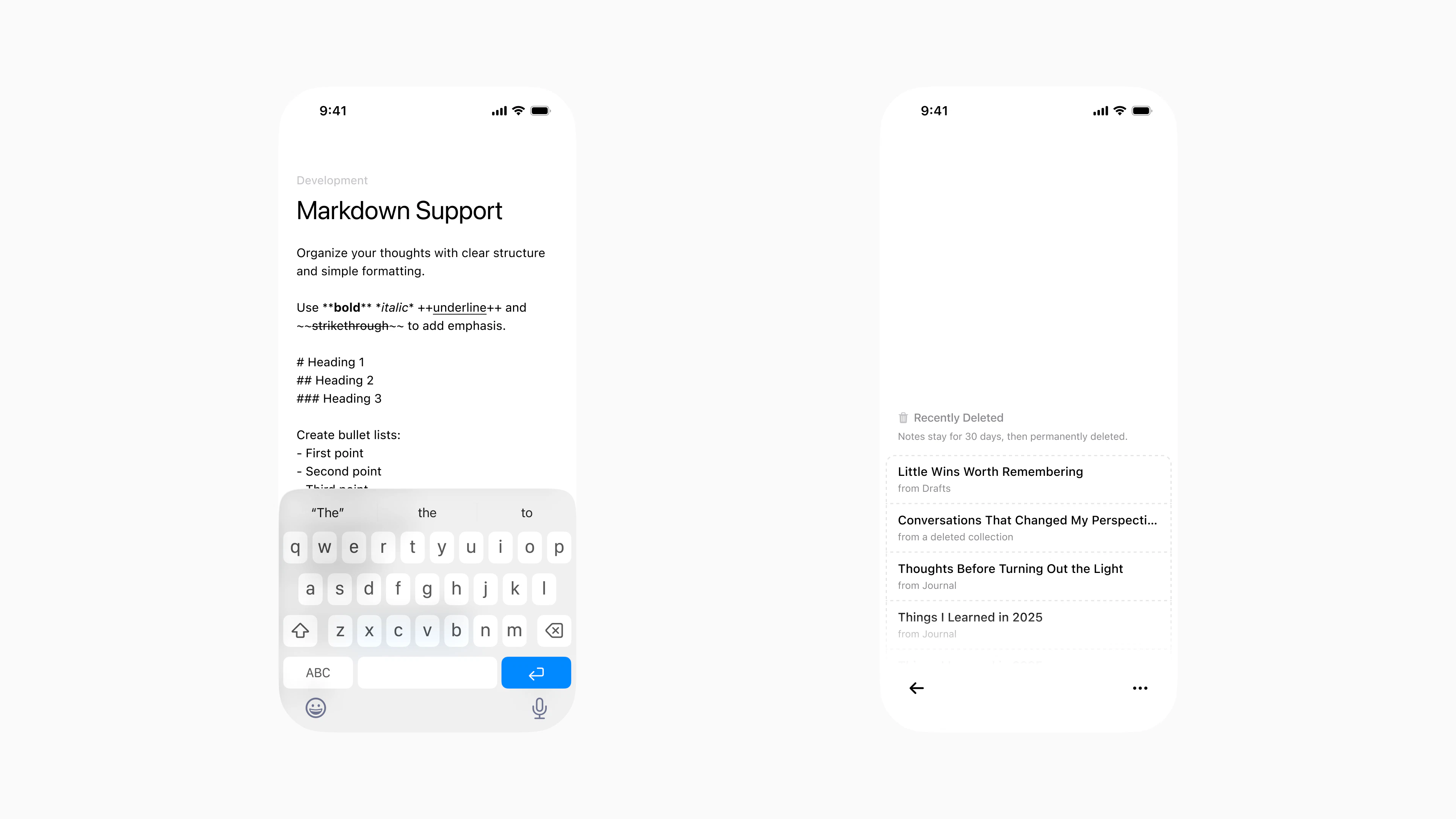 Blanc Note screenshot 7