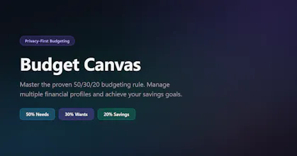 Budget Canvas gallery image
